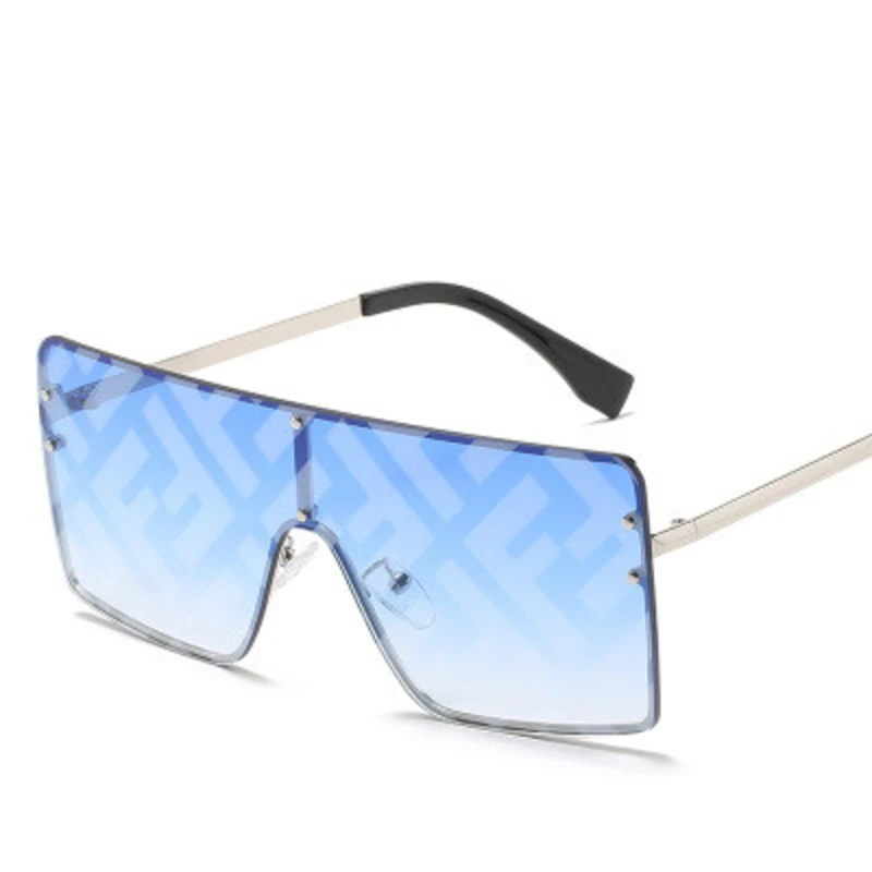 Модные негабаритные градиентные солнцезащитные очки для женщин 2020 роскошный