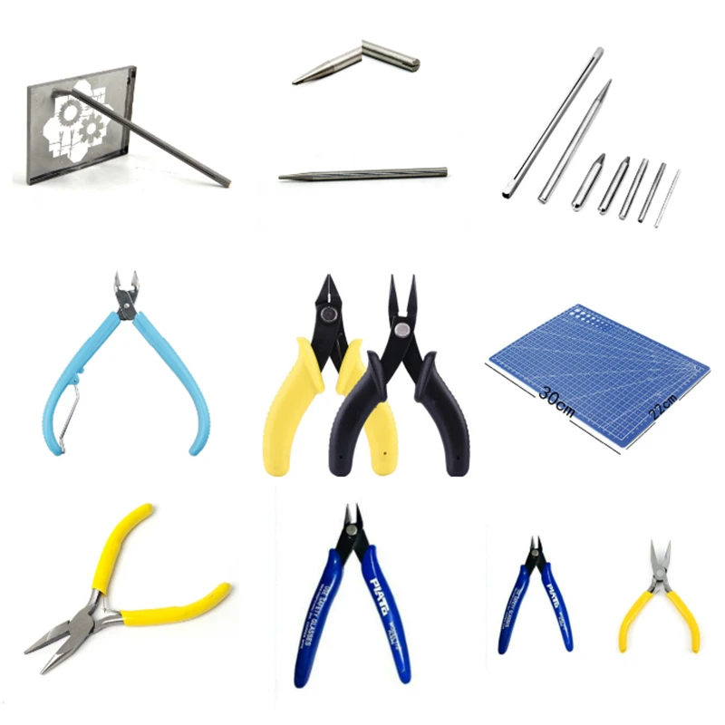 Инструмент для 3D металлические пазлы в сборе ножницы щипцы плоскогубцы Пинцет
