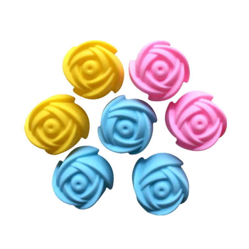 Одна 5 см силиконовая форма для торта розы DIY Желе Форма выпечки| |