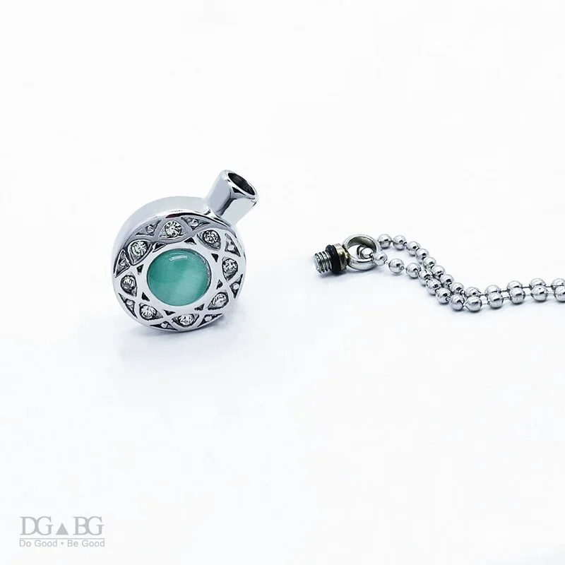 Кулон из нержавеющей стали в виде маленького животного урны опала модное женское