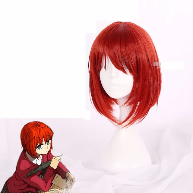 Mahoutsukai No Yome Hatori Chise короткий оранжевый красный термостойкий косплей костюм парик +