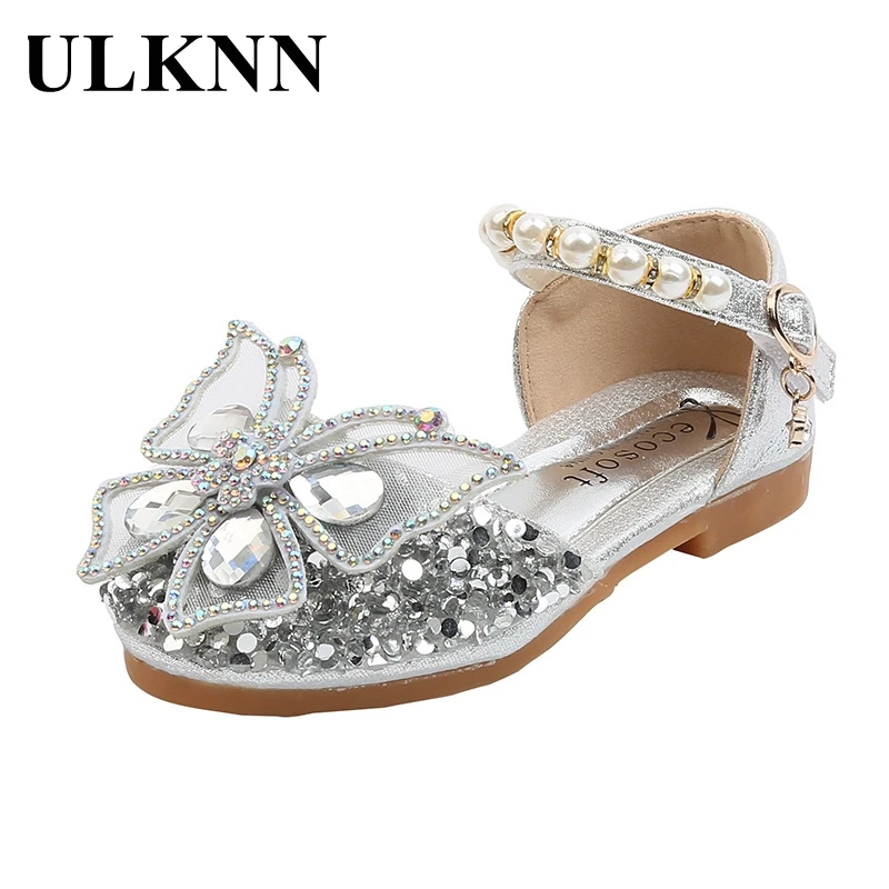 

Обувь для девочек ULKNN, летние весенние туфли для маленьких принцесс 2021 года, детская обувь с мягкой подошвой, детская кожаная обувь, с изобра...