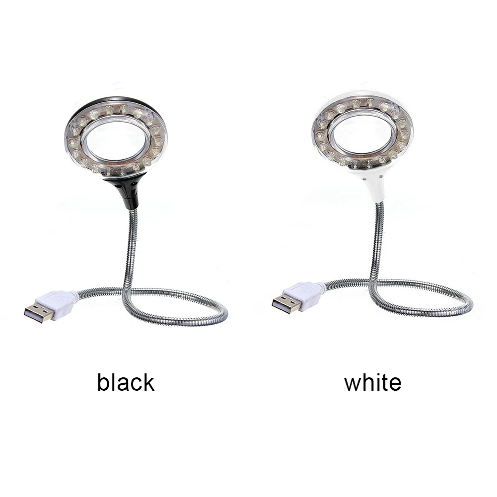 

Game Playing Angle Adjustable Keyboard USB Connection Laptops Mini Free Bend Portable 18 LEDs Eye Caring Reading Lamp