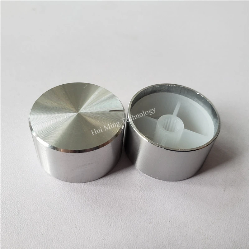 Ручка потенциометра черная алюминиевая пластиковая 30*17*6 мм 8 шт. | Обустройство