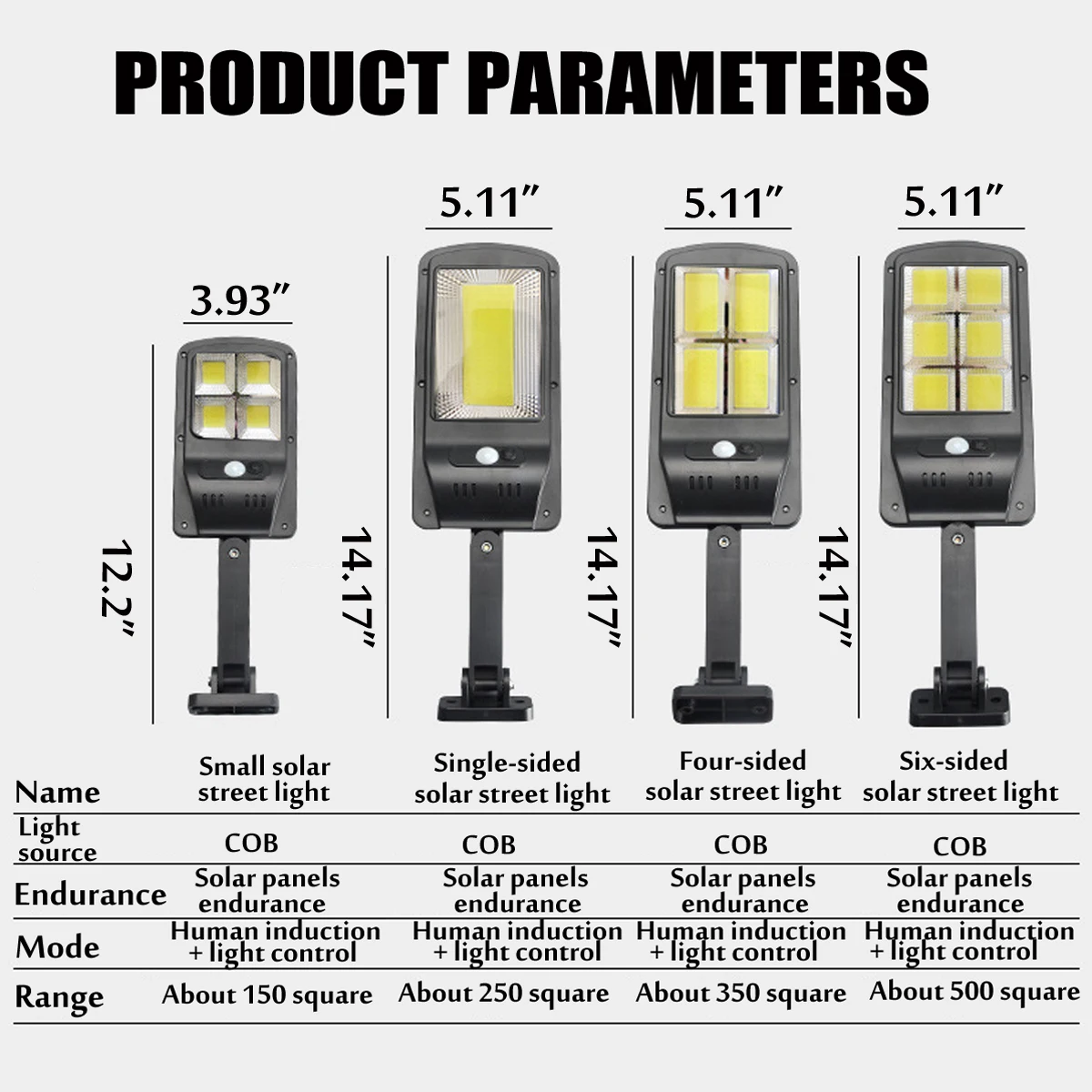 

Solar Led Street Light Cob Sensor Wall Light Infrared Motion Sensor 50/100/200/300W Outdoor Lighting Garden Lamp led light