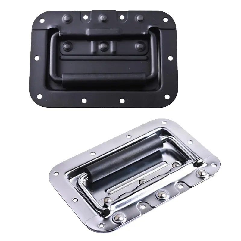 Домашняя мебель шкафчик фурнитура подпружиненная стальная Встраиваемая ручка с