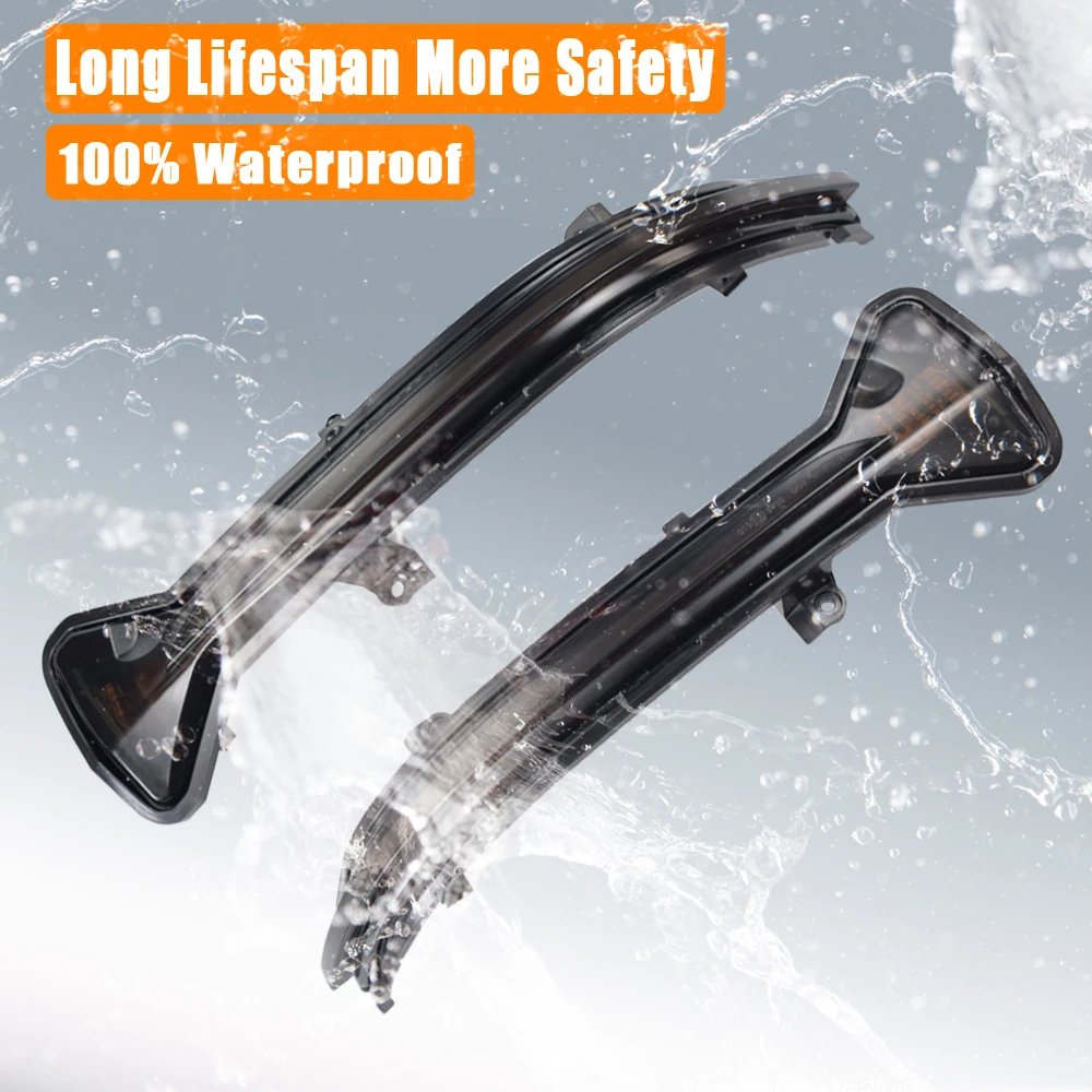 Превосходная светодиодный динамический сигнал поворота светильник боковые