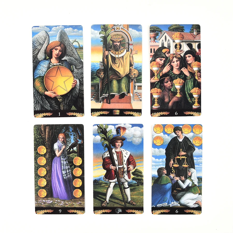 

Lo Scarabeo Pre-Raphaelite Tarot Bright 78-Card Deck Which Will Bring Higher Guidance Into Your Life Divination Game