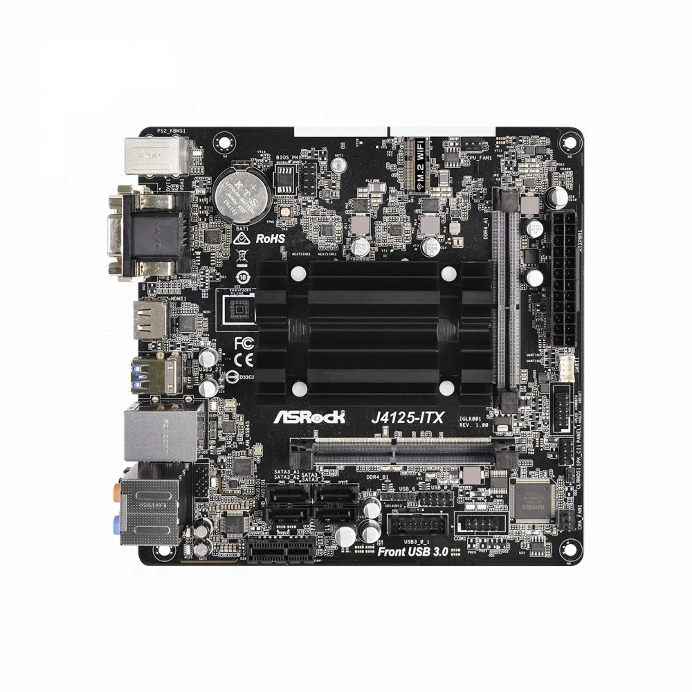Материнская плата CELERON J4125 MITX J4125-ITX ASROCK |