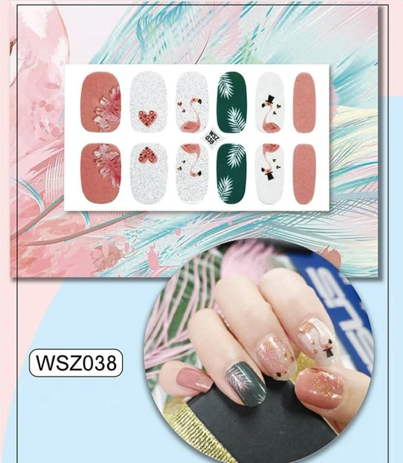 Наклейки на тыльную сторону декоративные наклейки для ногтей красивые 3D