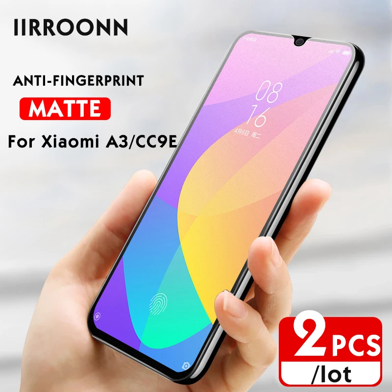 2 шт./лот матовое закаленное стекло для Xiaomi 8 9 8lite 8se 9se 9T pro MIX 3 mix2s A3 A2 XIAOMI защита