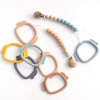 fashionable baby accessories teething infant chewing toy toddler pacifier clips pacifier chain holder baby shower gift