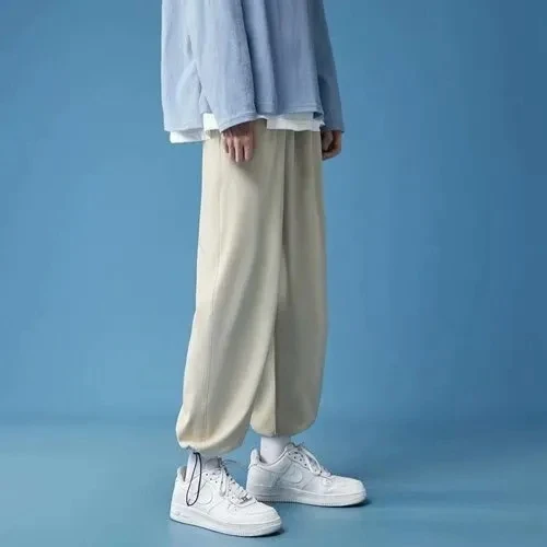 

Тонкие мужские летние модные брендовые свободные спортивные штаны для бега