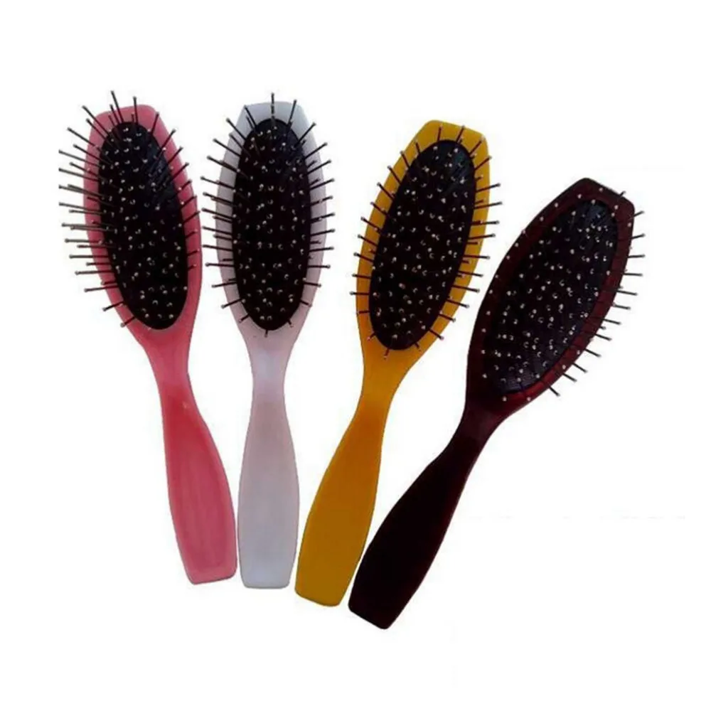 

Professional Plastic Comb Healthy Paddle Cushion Hair Massage Brush Hairbrush Comb Scalp 1PCS 4 Colors