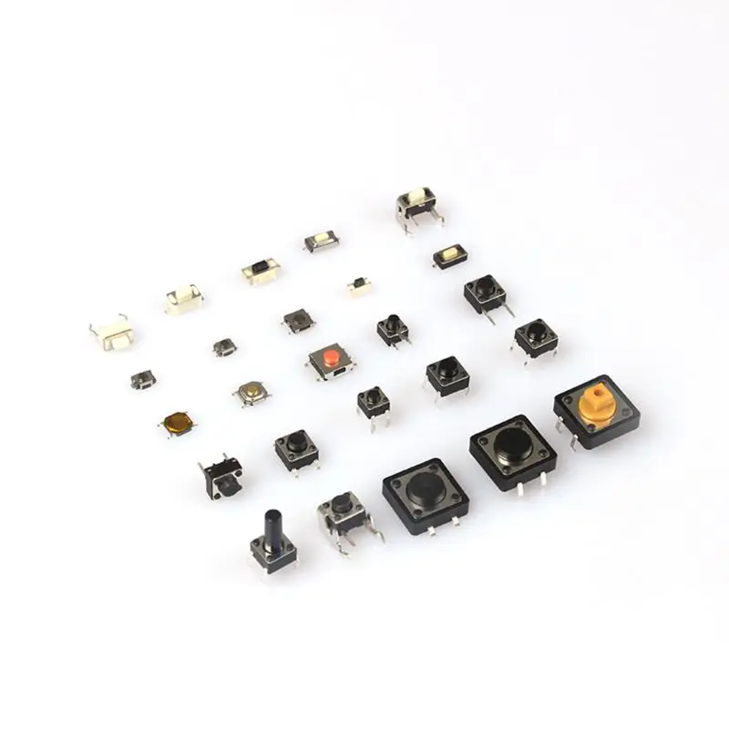 

125Pcs 25 Types Switches Assorted Micro Push Button Tact Switch Reset DIY Kit