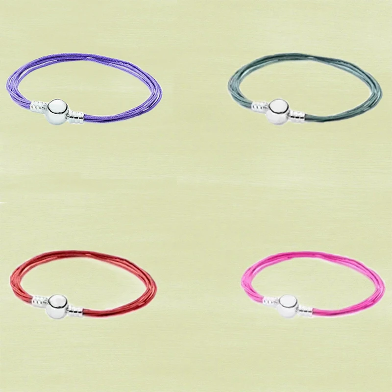 

2021 новый изысканный разноцветный браслет из серебра S925 пробы с круглой головкой, модные ювелирные изделия высокого качества, романтические...