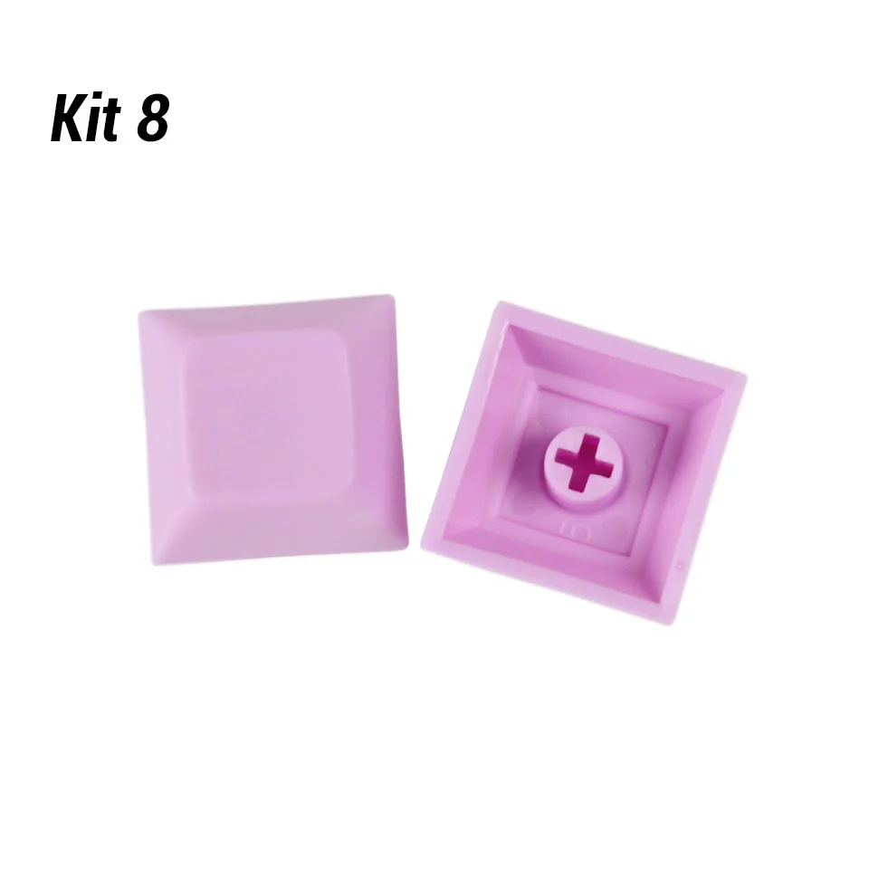 Light Purple YMDK пустой DSA 1u Keycap 1,4 мм PBT для MX переключатели клавиатуры - Цвет: Light Purple