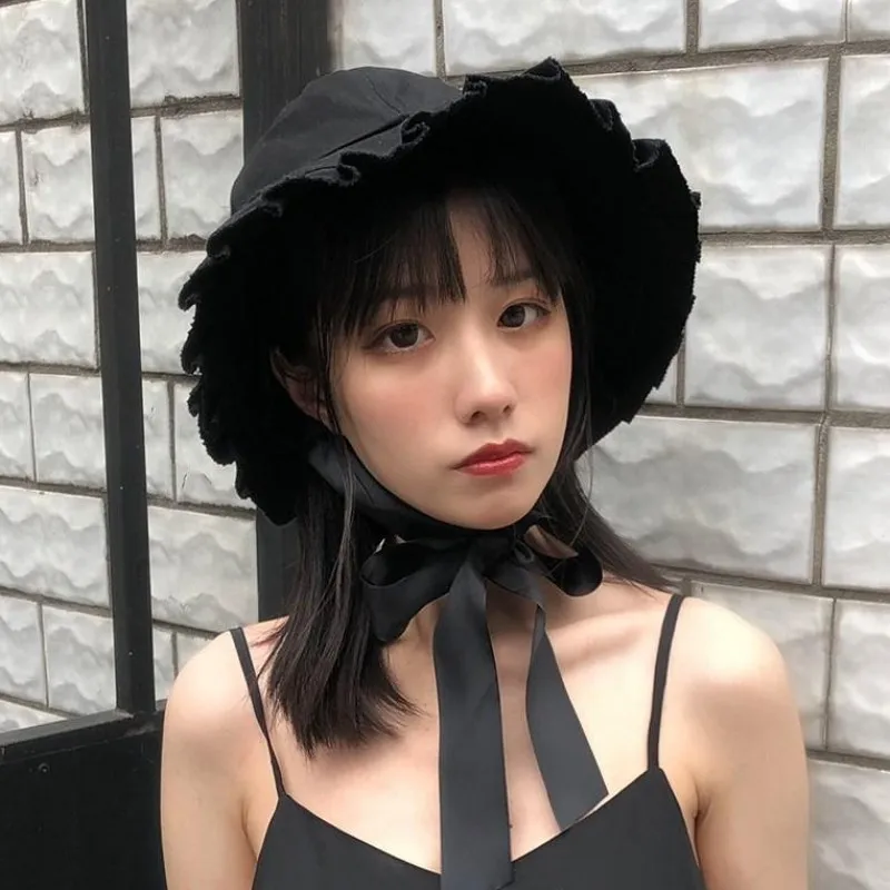 6 цветов хип-хоп шляпа панка уличный солнцезащитный козырек Панама с рюшами