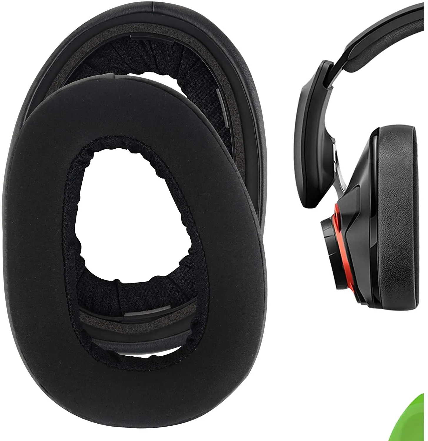 GSP 600 Comfort Hybrid Velour Replacement Ear Pads for Sennheíser GSP 600, GSP 670, GSP 500 Professional Gaming Headphones enlarge
