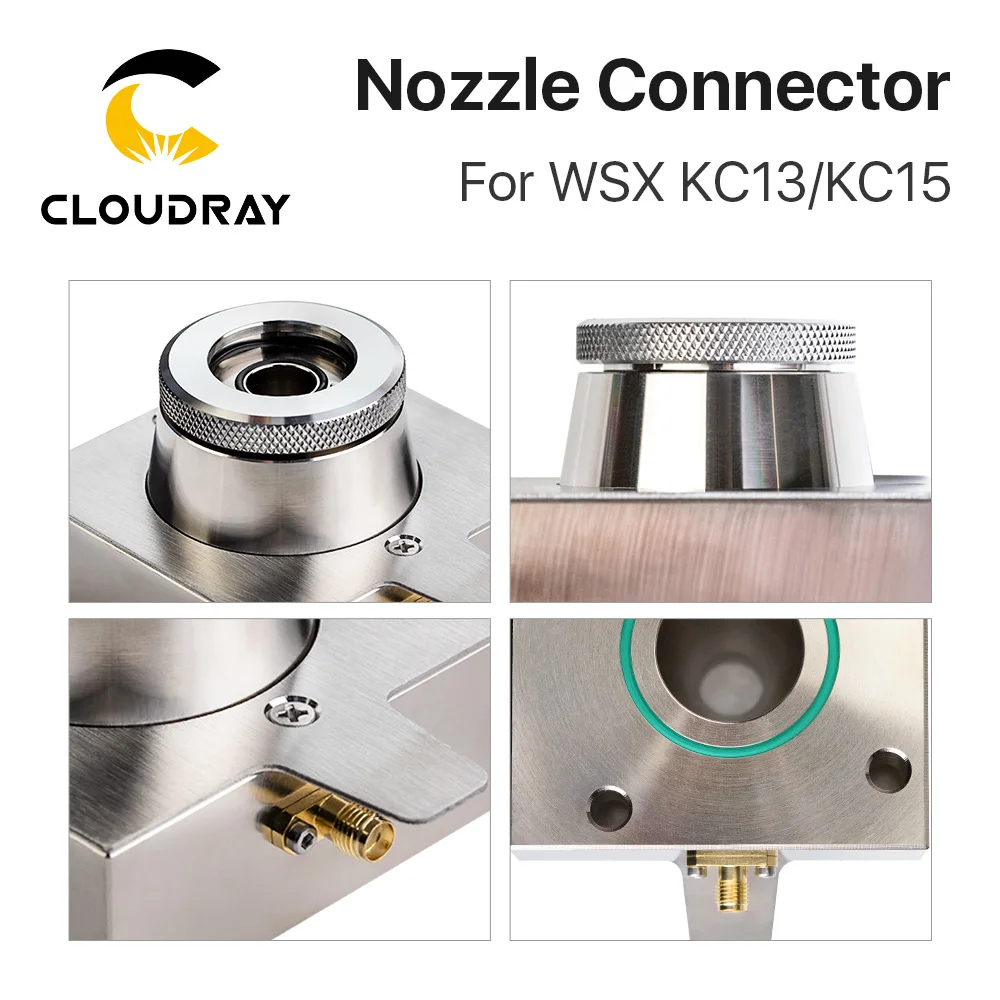 Коннектор для сопла Cloudray волоконно-лазерной головки WSX KC13 KC15 1064nm | Инструменты