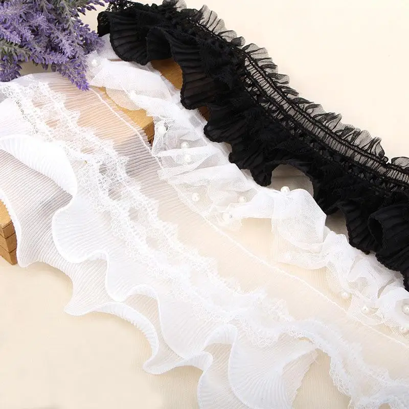 1 м шириной изысканное белое кружевное платье с вышивкой эластичная лента