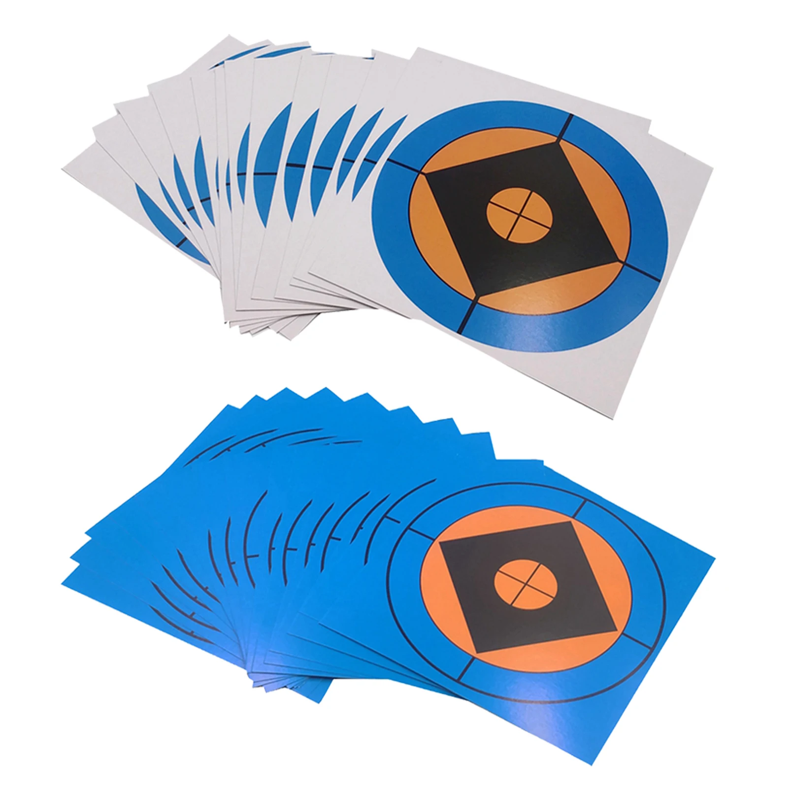 

100pcs Shooting Targets Reactive Splatter Adhesive Paper Target for Gun Bow