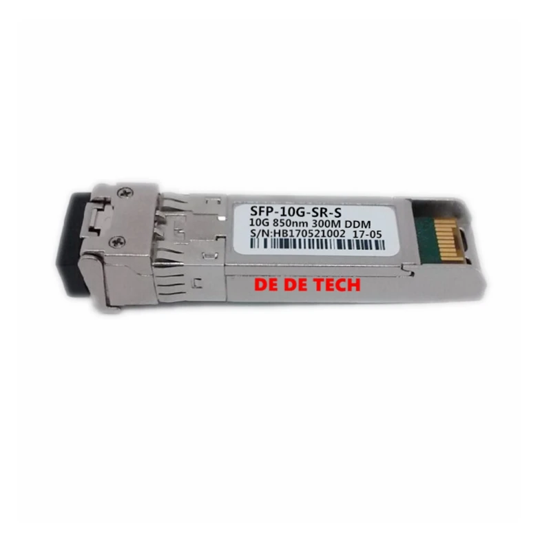 1 шт. совместимый с Cisco SFP 10G SR S + модуль приемопередатчика SR/SW 850nm MMF 300m DDM Дуплексный