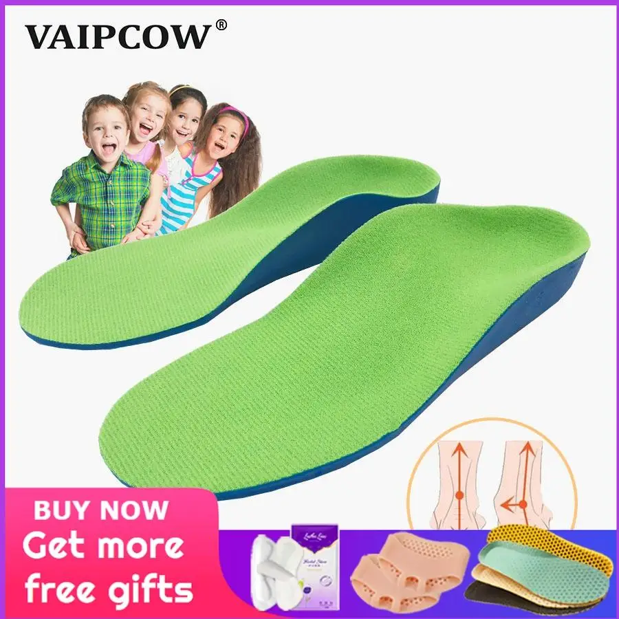 

3D Orthotic Insoles flat feet for kids and Children Arch Support insole for X-Legs child orthopedic shoes Foot Care