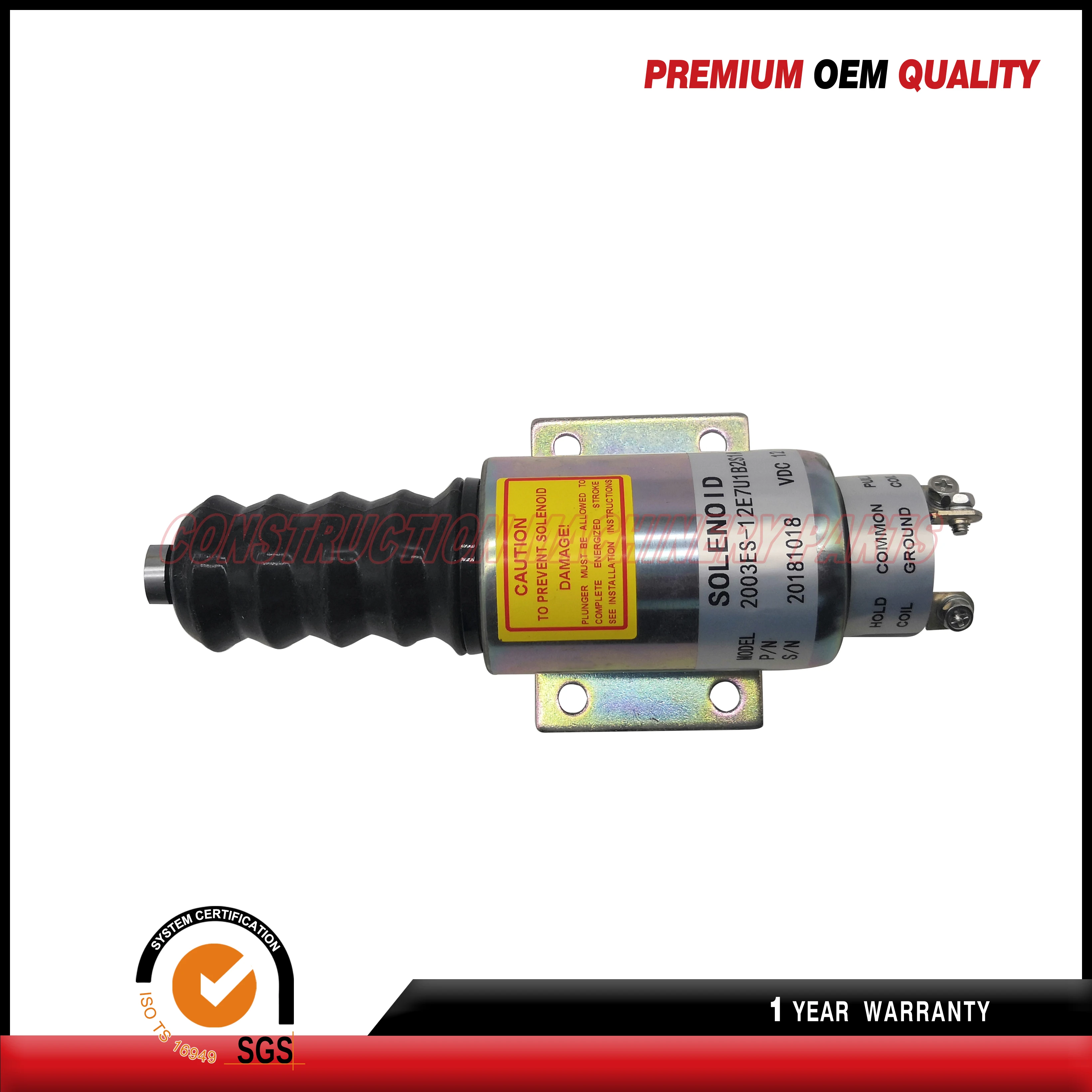 2003ES-12E7U1B2S1A Электромагнитный клапан отключения топлива для дизельного
