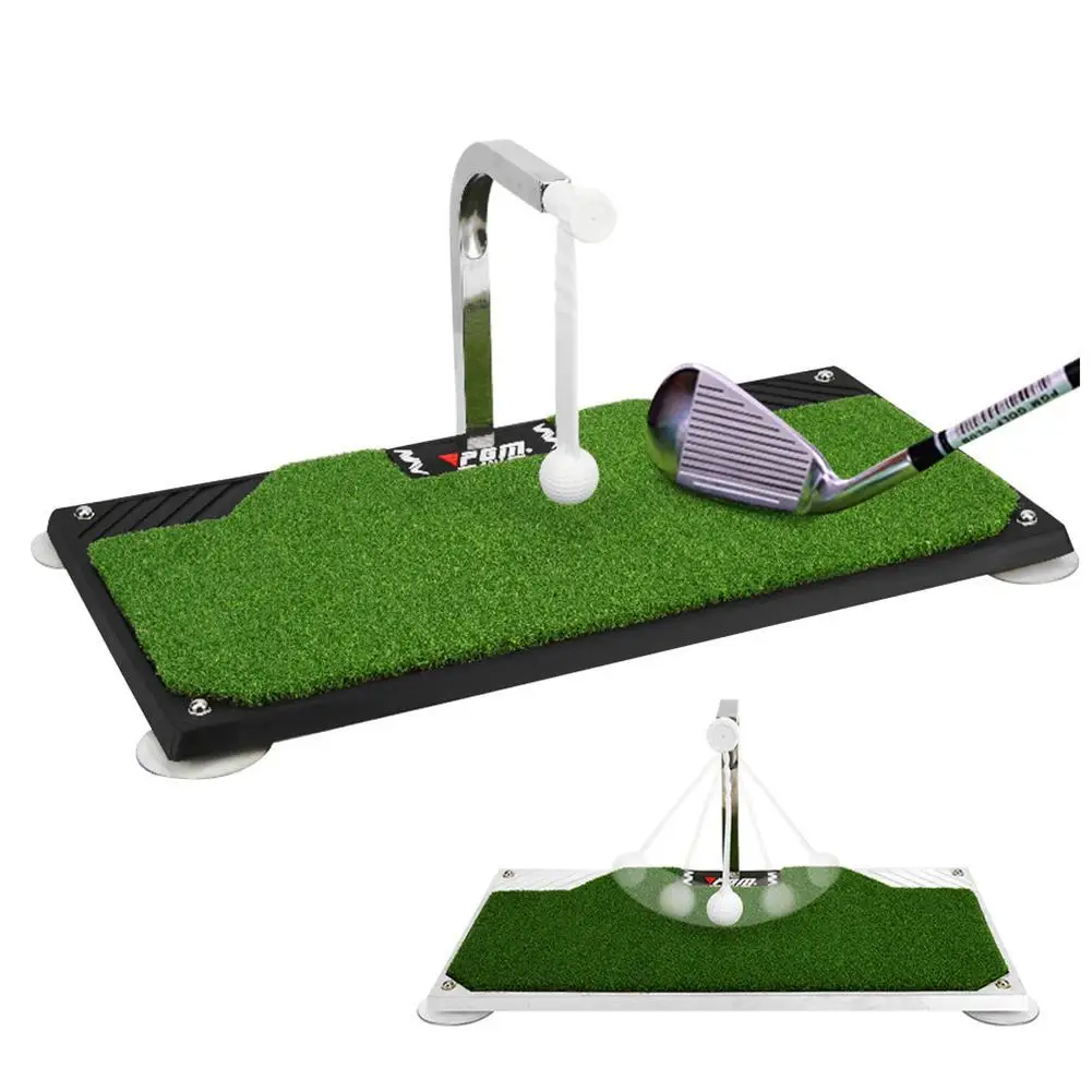 Fiyat 1 Adet Golf Salıncak Koyarak 360 ° Dönme Profesyonel Golf Uygulama Mat Koyarak Golf Atıcı Yeşil Eğitmen Yeni Başlayanlar Eğitim Yardımları