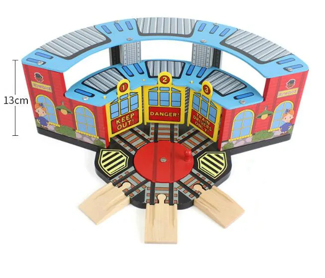 Большой трек для крана один комплект тянущийся кран деревянный поезд сборная