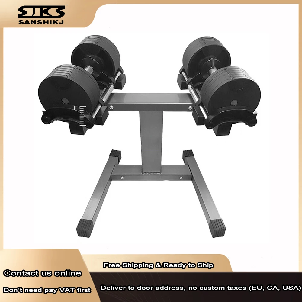 

New Design 32 KG Quick Adjusting Dumbbell Set Round Professional Fitness Dumbbells Men's Arm Muscle Lifting Weight Plate