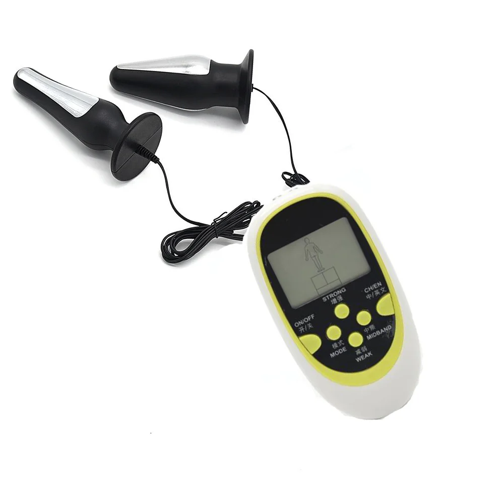 Анальная пробка с электрическим током электрошоком вагинальный анальный