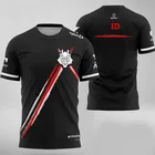 E-sports-мужская и женская профессиональная игровая Униформа под заказ с именем ID футболка веер футболка G2 Lol рукав стиль 2021