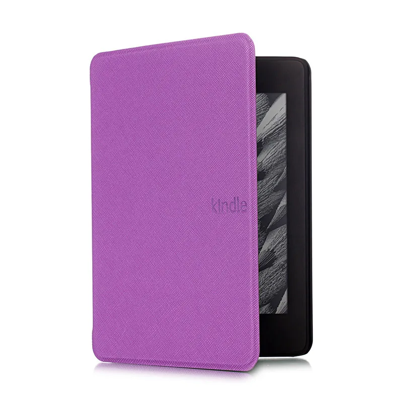 purple Умный тонкий магнитный чехол для электронной книги для Amazon Kindle Paperwhite 4 Обложка 10 поколение оболочка защита для электронных книг чехол - Цвет: purple