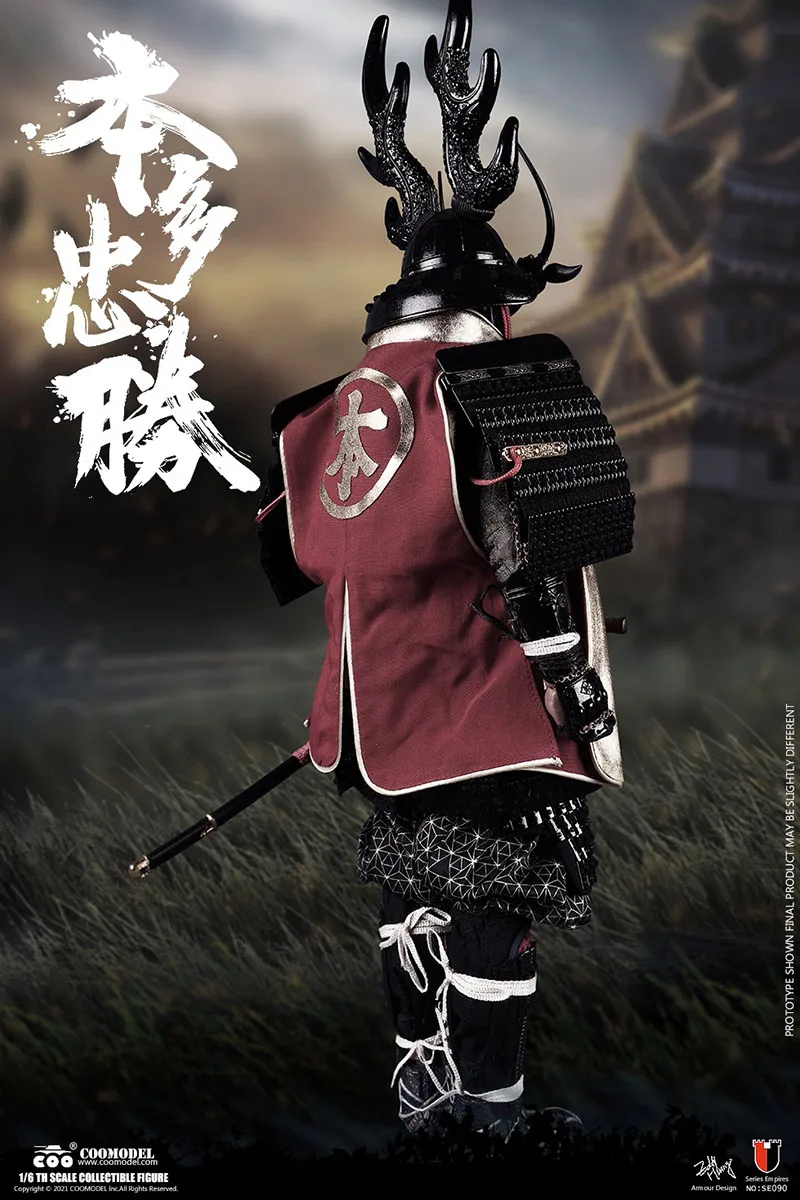 COOMODEL SE090 1/6 HONDA TADAKATSU Figure STANDARD VER 12'' Japanese Samurai Action Doll Full Set Toy | Игрушки и хобби