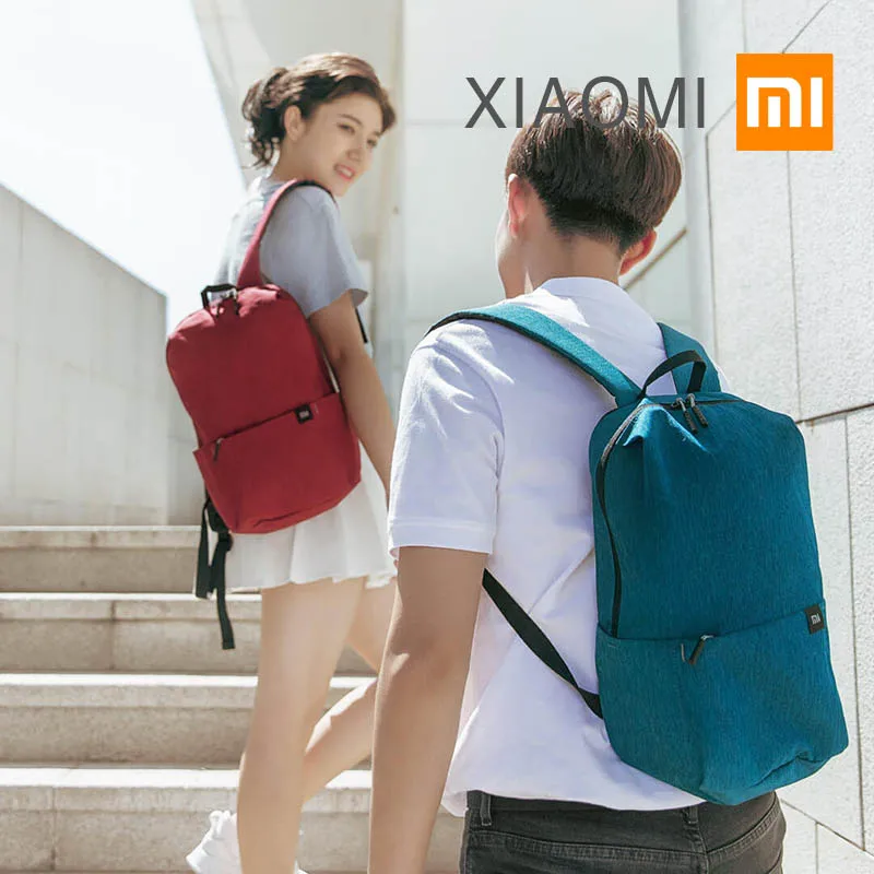 Горячий XIAOMI MIJIA рюкзак 10л красочные мумия сумка папочка пакет Повседневный