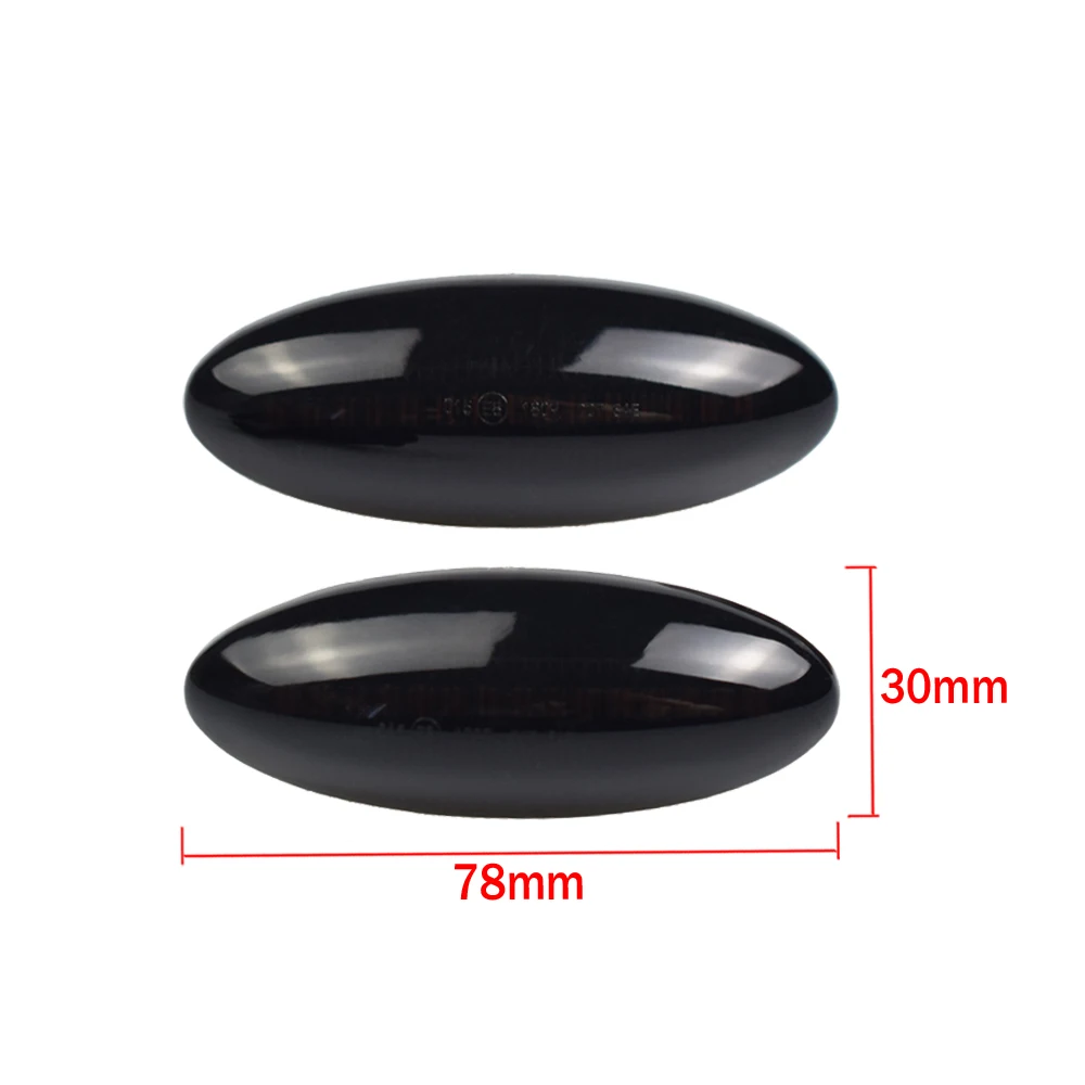 

2pcs Clear/Smoke Dynamic Flowing LED Side Marker Signal Light For Toyota Yaris COROLLA Auris Mk1 E15 RAV4 Mk3 Sequential Blinker