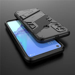 for oppo a53 case for oppo a53 a32 a53s a33 shockproof silicone bumper holder stand armor hard pc phone cover for oppo a53 case free global shipping
