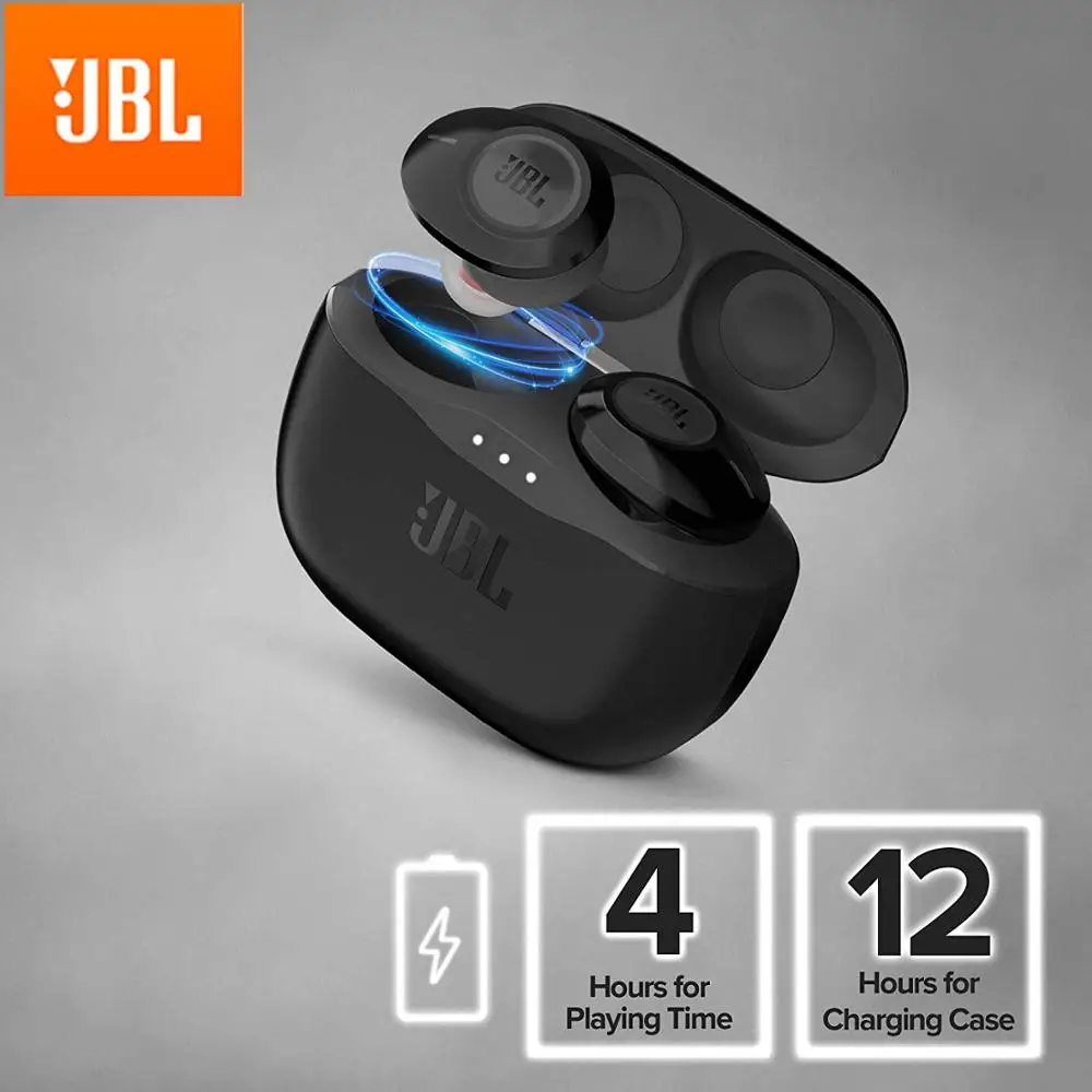 JBL T120TWS True беспроводные Bluetooth наушники TUNE 120 TWS стерео с басовым звуком гарнитура