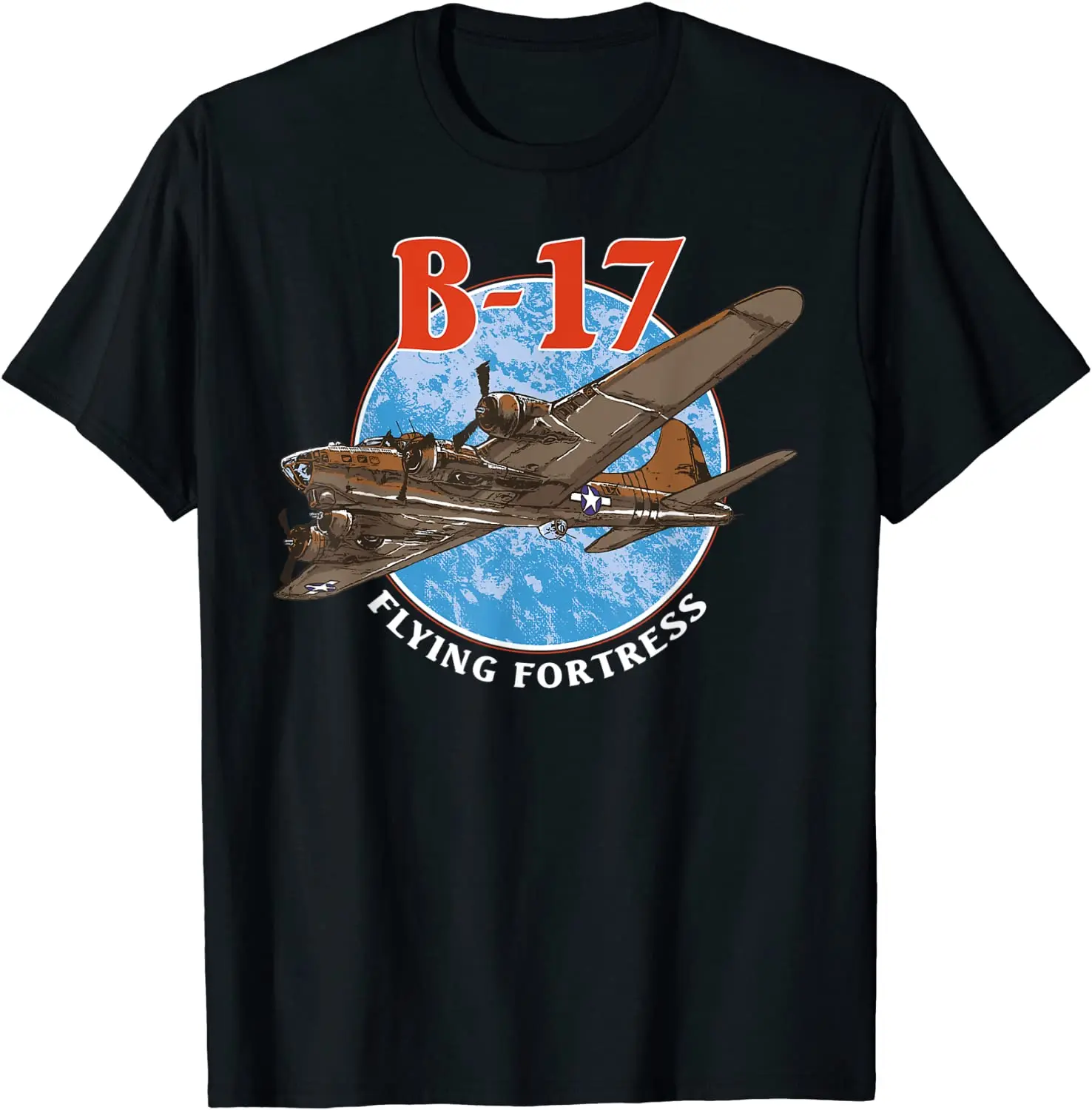 

B-17 Flying Fortress World War 2 Summer Cotton O-neck Short Sleeve T-Shirt