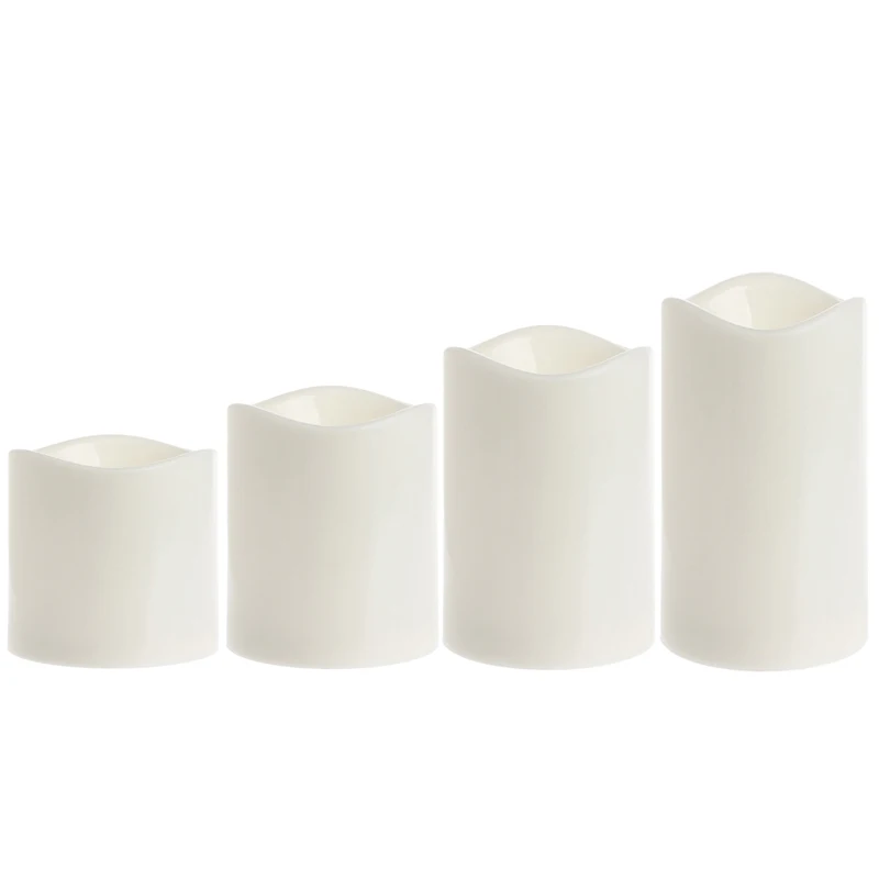 

Romantic Flameless LED Electronic Candles Light Wedding Scented Wax Home Decor