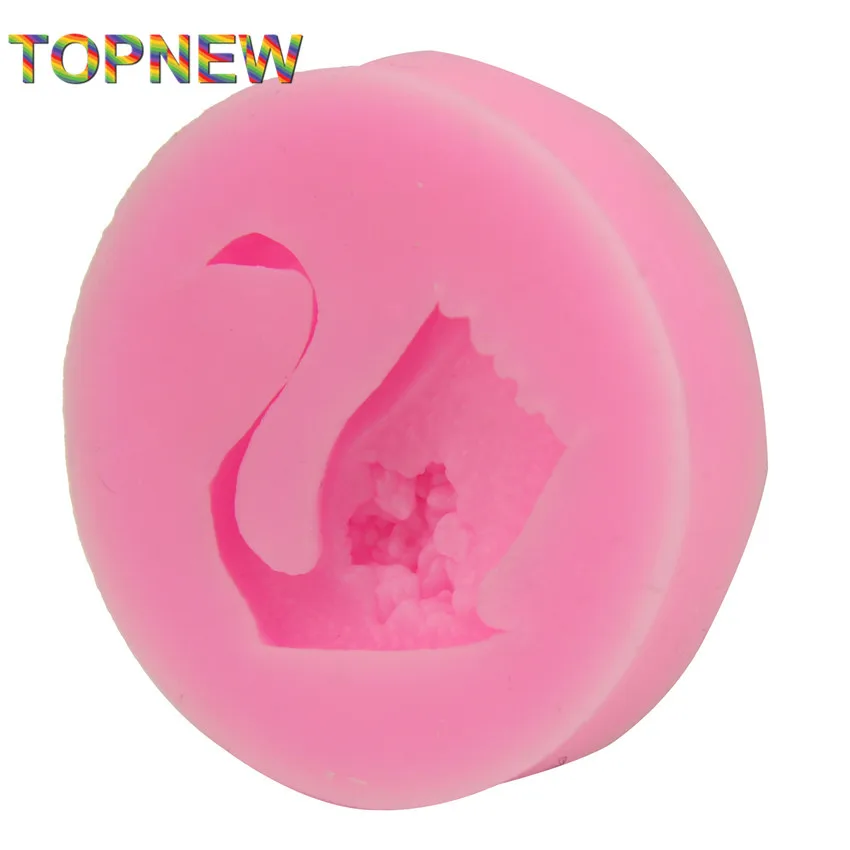 Силиконовая форма сделай сам для пищевых продуктов 3D лебедя рельефные формы мыла