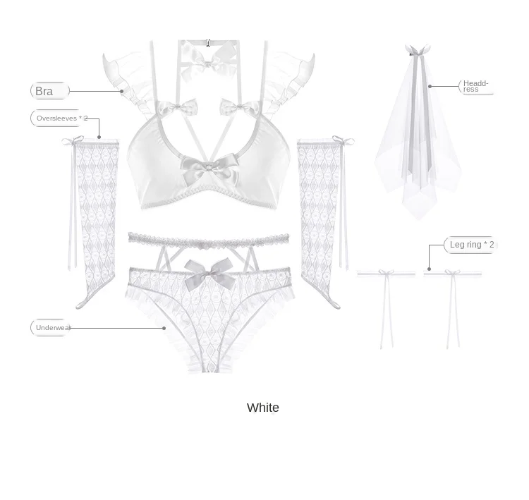 Gather Adjustable Women Underwear Sexy Lingerie Lace Sous Vetement Femme Set Big Size Woman Bra | Женская одежда