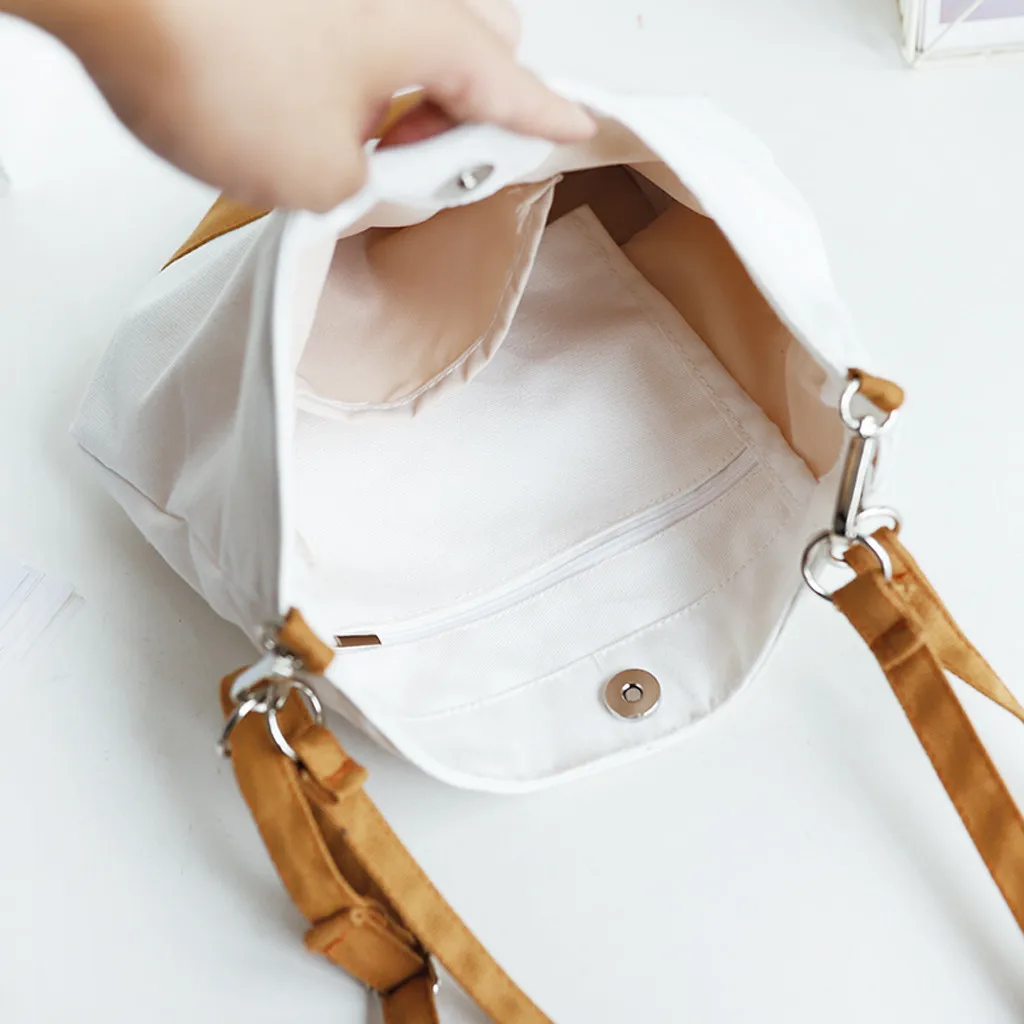 Сумка тоут новая модная Холщовая женская наплечная сумка Литературная ветряная