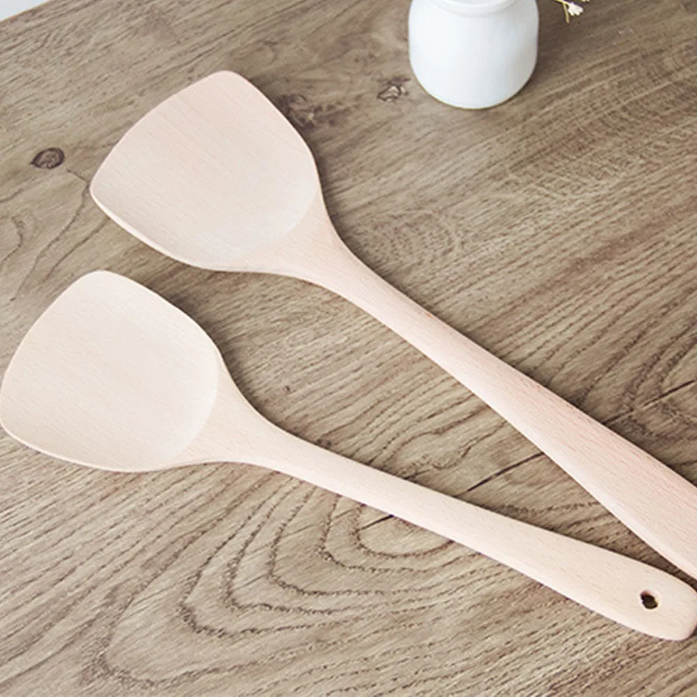 Деревянная лопата антипригарная специальная лопатка Неокрашенная деревянная