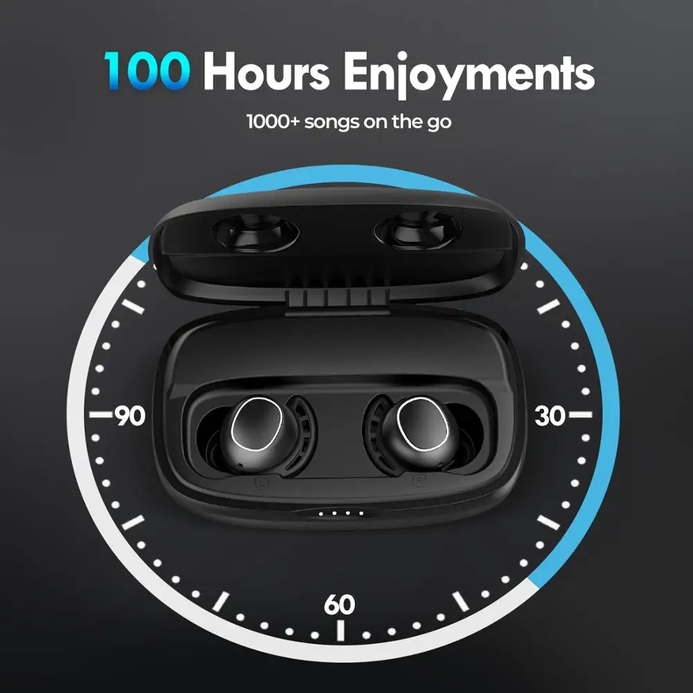 Mpow M30 плюс IPX7 Водонепроницаемый спортивные наушники с Bluetooth гарнитурой 5 0