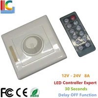 12v 96w 24v 192w pwm controller 8a led dimmer ir brightness adjustable with 12 button wireless remote control led strip etc