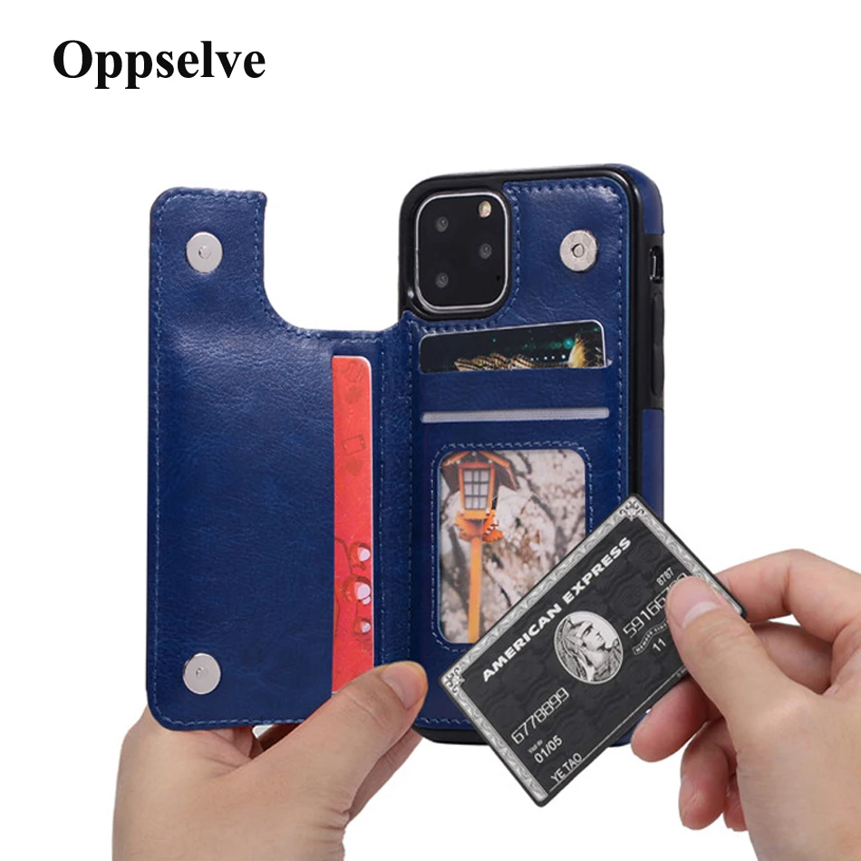 

Retro Business Wallet Cases For iPhone 12 11 Pro XS Max XR X PU Flip Leather Wallet Card Slots Flip For iPhone 6 S 7 8 Plus SE 2