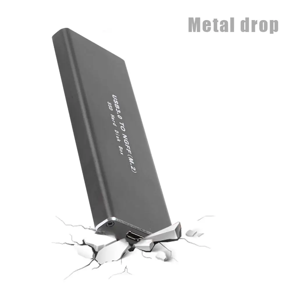 Чехол для M2 SSD чехол жесткого диска USB3.0 Micro B на M.2 адаптер NGFF внешний жесткий диск